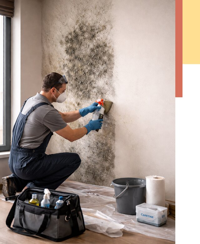 Удаление плесени со стен в Каменске-Уральском от 2287 руб. — быстро и недорого | ОТДЕЛОЧНИК-Кмн