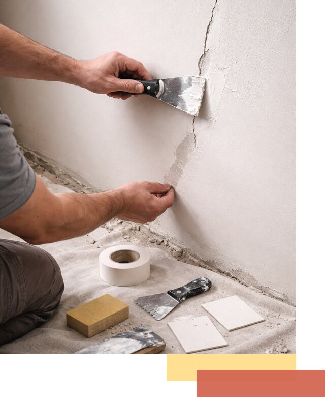 Заделка трещин и сколов в стенах и потолках в Каменске-Уральском