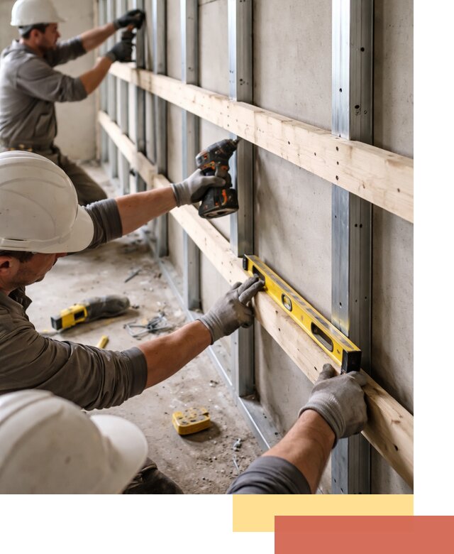 Устройство обрешетки под панели в Каменске-Уральском