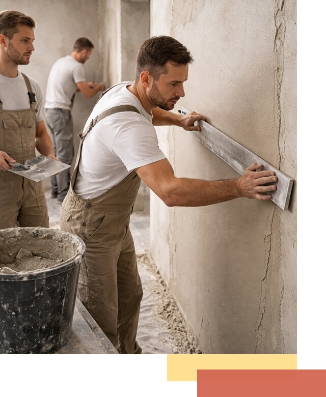 Штукатурка стен без маяков в Каменске-Уральском быстро и качественно