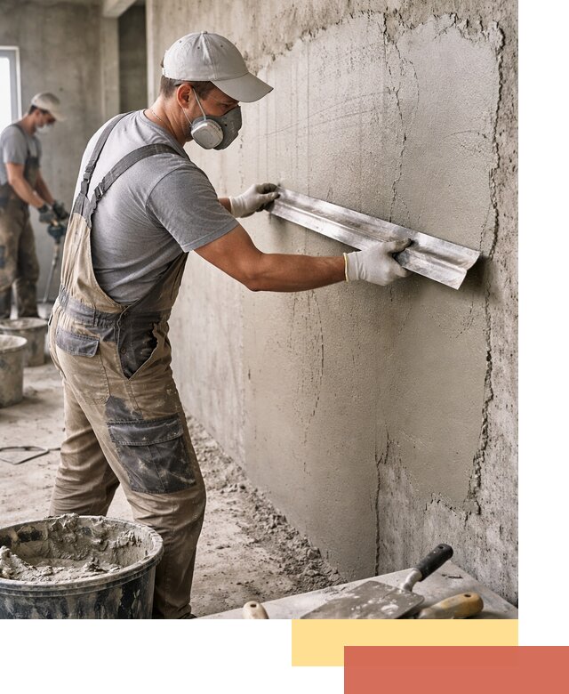 Штукатурка бетонных стен в Каменске-Уральском качественно и долговечно