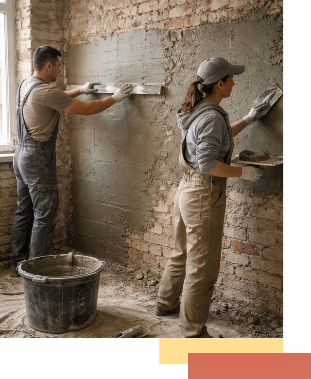 Штукатурка кирпичных стен в Каменске-Уральском — качественно и надежно