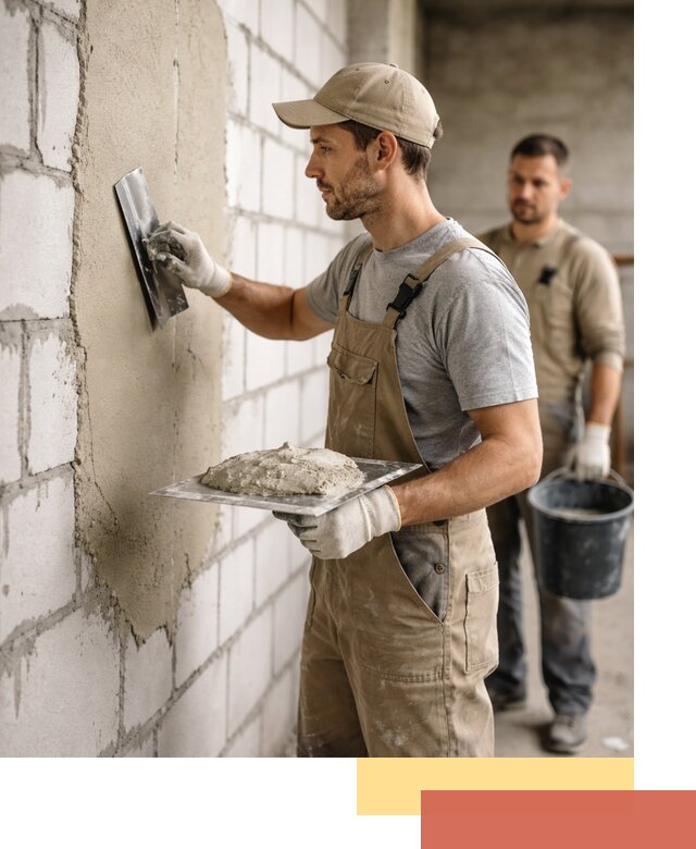 Штукатурка стен из газобетона в Каменске-Уральском под ключ