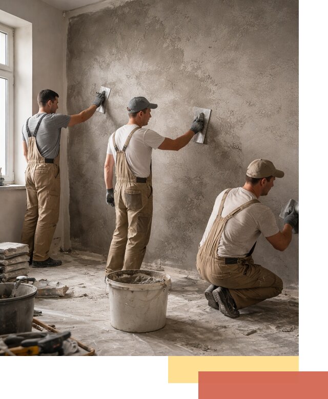 Декоративная штукатурка под бетон в Каменске-Уральском для стен и потолков