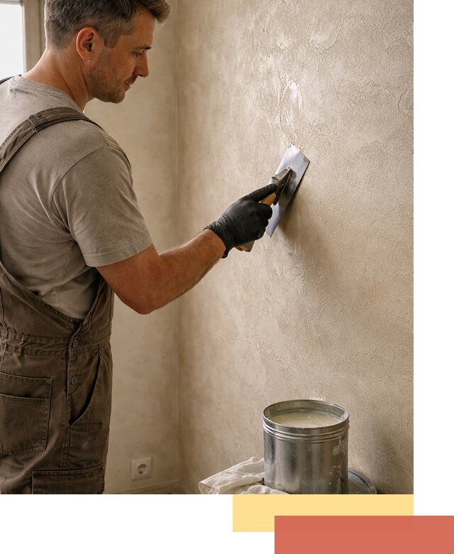 Нанесение воска на штукатурку в Каменске-Уральском для защиты и блеска