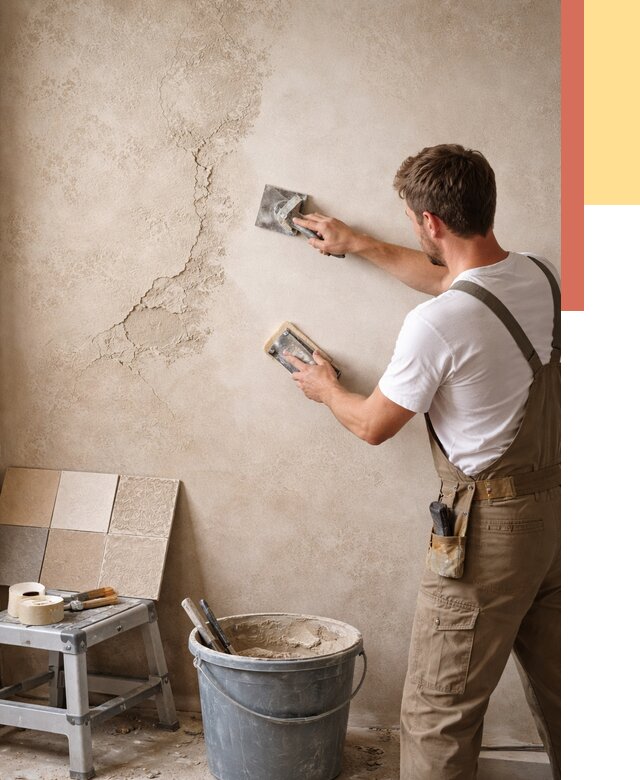 Ремонт декоративной штукатурки в Каменске-Уральском от 4787 руб. под ключ | ОТДЕЛОЧНИК-Кмн