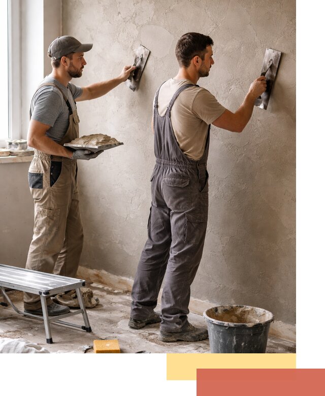 Ремонт декоративной штукатурки и восстановление фактуры в Каменске-Уральском