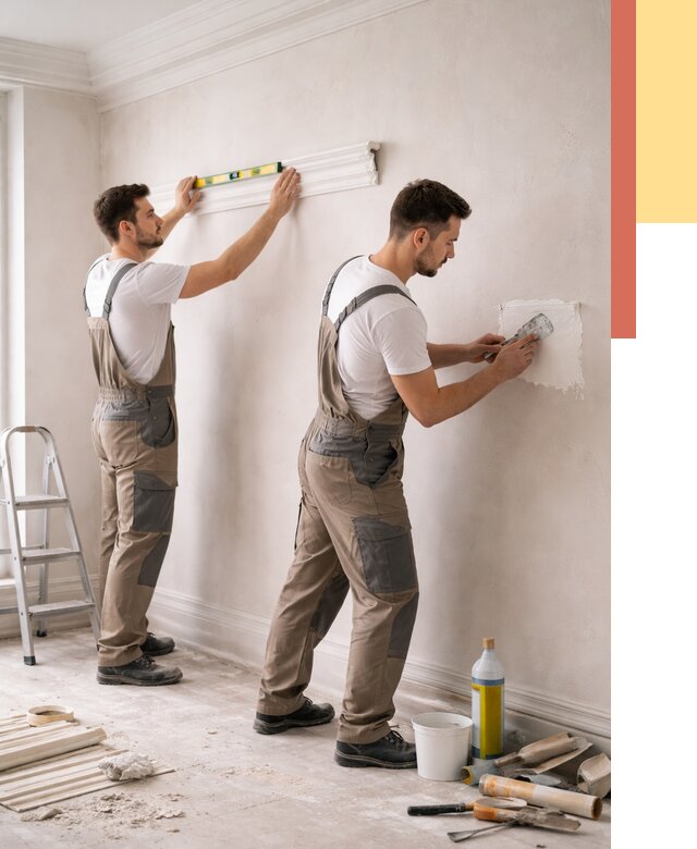 Монтаж лепнины на стены в Каменске-Уральском от 4787 руб. — недорого, быстро | ОТДЕЛОЧНИК-Кмн