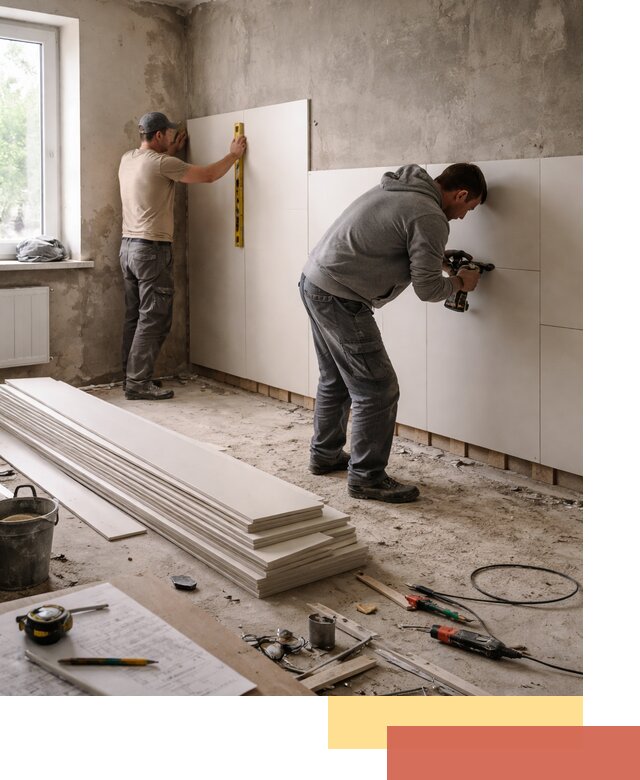 Монтаж ПВХ панелей на стены в Каменске-Уральском качественно и быстро