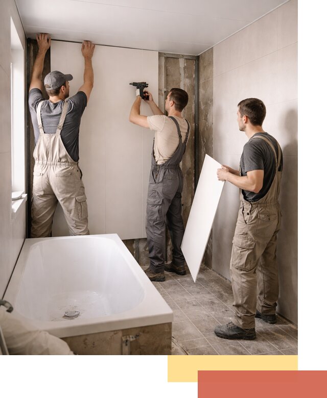 Отделка ванной панели ПВХ профессионально в Каменске-Уральском