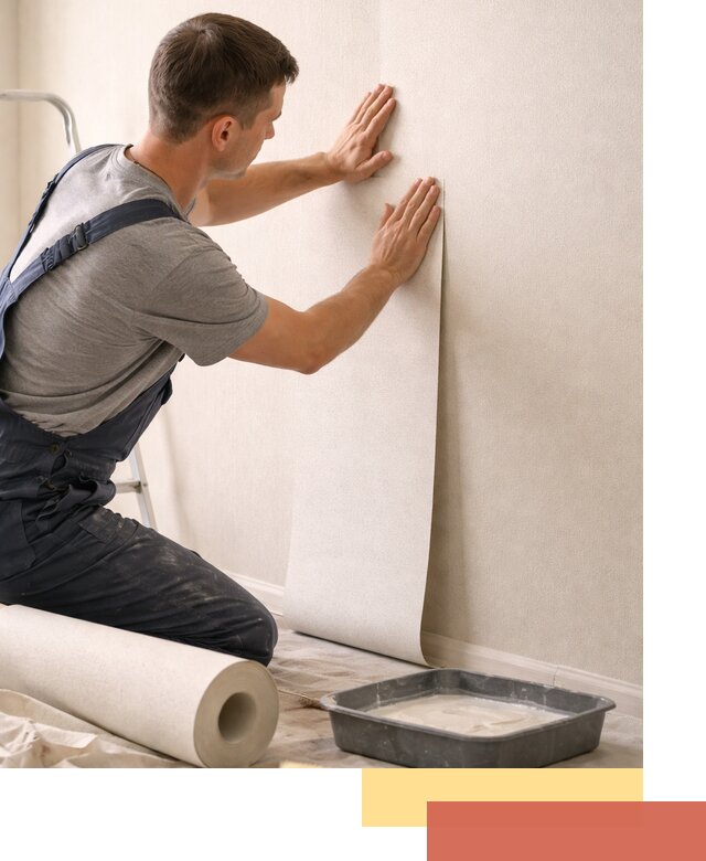 Поклейка флизелиновых обоев в Каменске-Уральском качественно и быстро