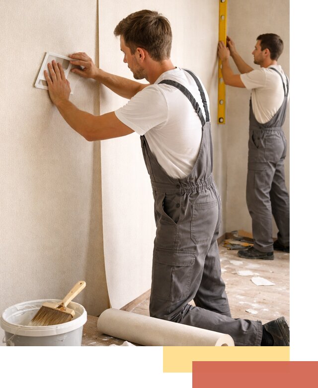 Поклейка бумажных обоев в Каменске-Уральском качественно и недорого