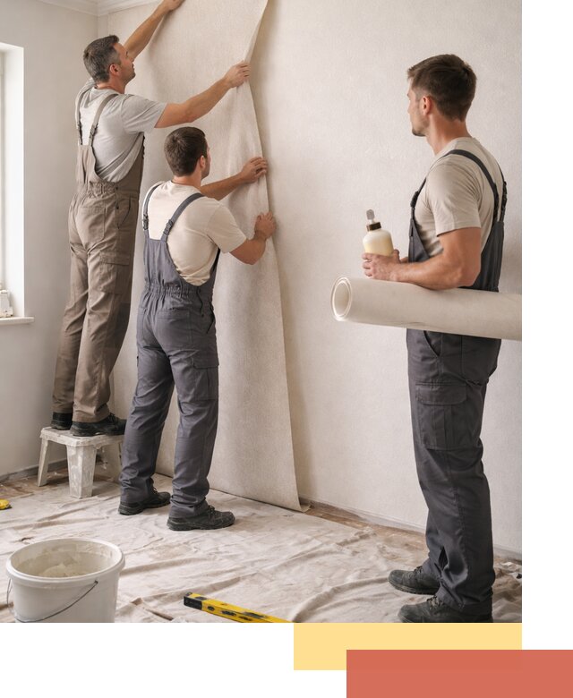 Оклейка стен обоями в Каменске-Уральском — качественно и профессионально