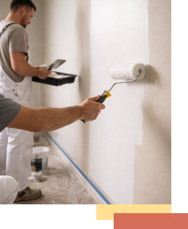 Покраска стен акриловой краской профессионально в Каменске-Уральском