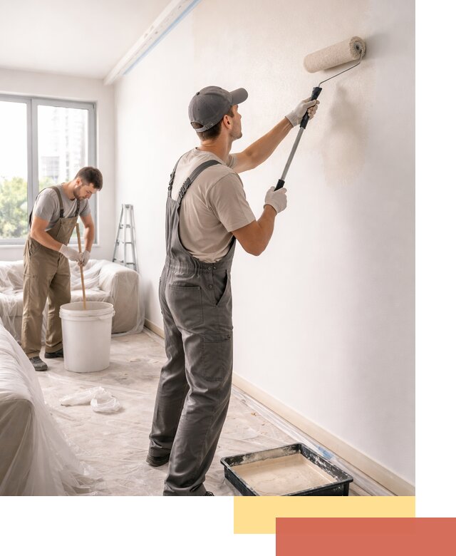 Покраска стен в офисе в Каменске-Уральском — быстрый и качественный ремонт