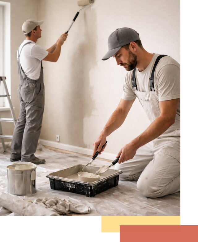 Покраска стен в квартире в Каменске-Уральском — профессионально и аккуратно