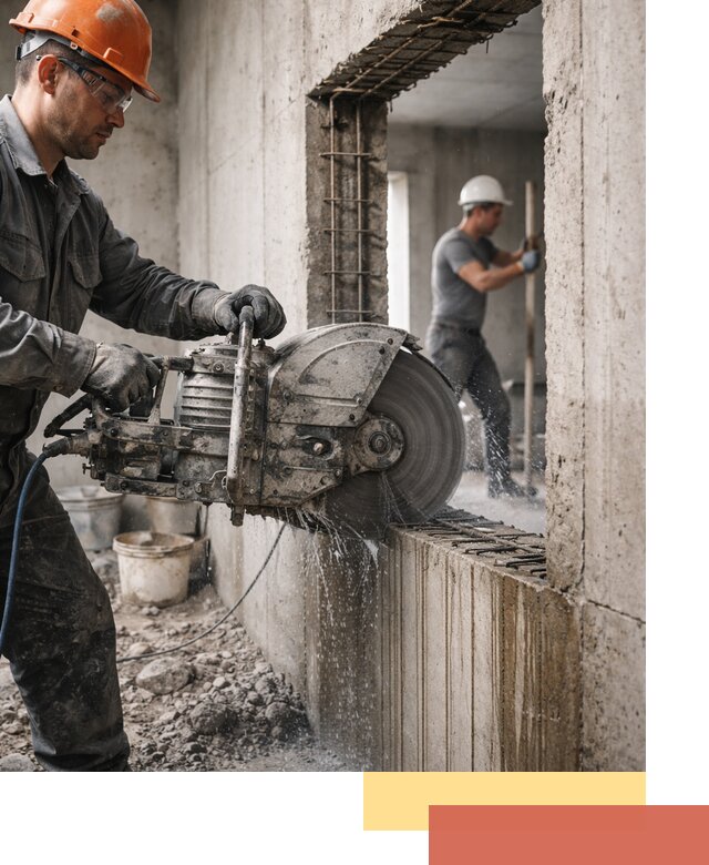 Алмазная резка проемов в Каменске-Уральском быстро и точно