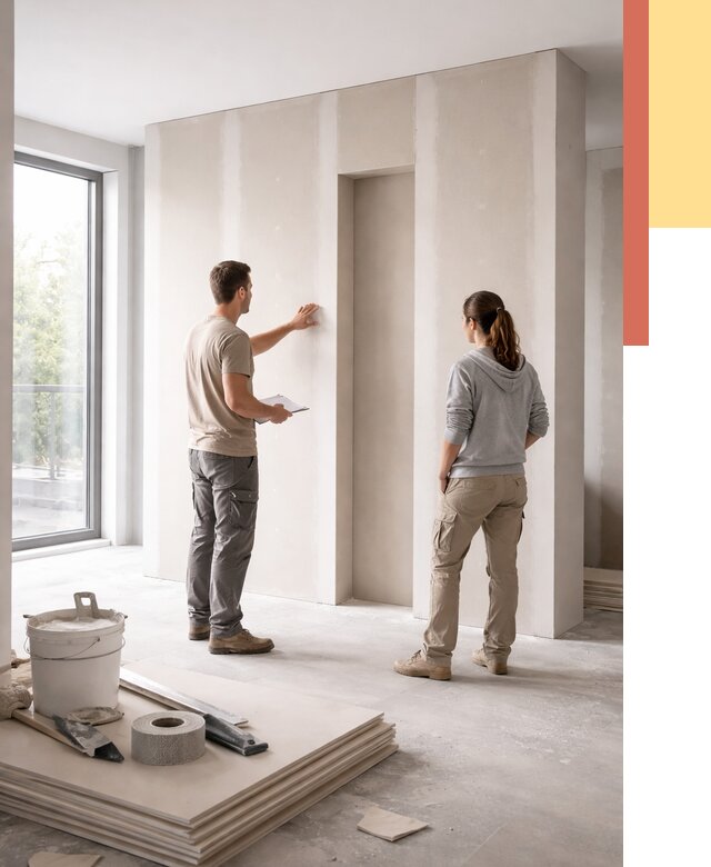 Зонирующая перегородка из гипсокартона в Каменске-Уральском от 2979 руб. под ключ | ОТДЕЛОЧНИК-Кмн