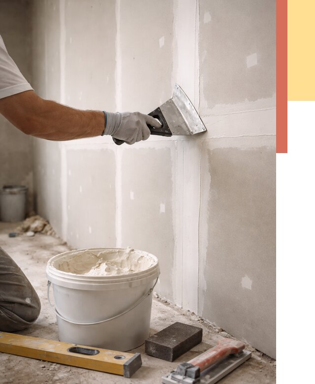 Шпаклевка перегородок из гипсокартона в Каменске-Уральском от 2660 руб. — услуги ОТДЕЛОЧНИК-Кмн