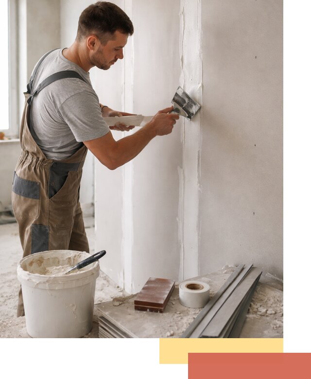 Шпаклевка перегородок из гипсокартона в Каменске-Уральском качественно и быстро