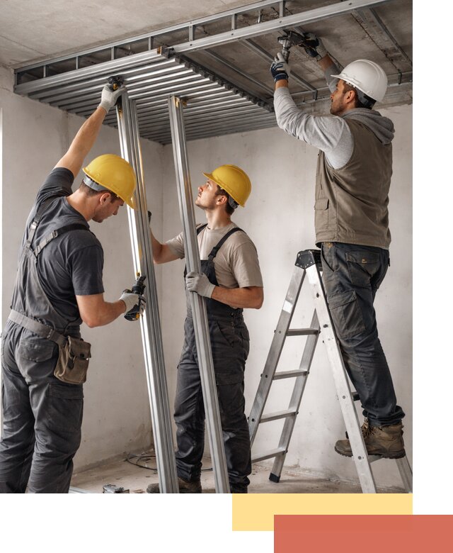 Монтаж реечного потолка под ключ в Каменске-Уральском