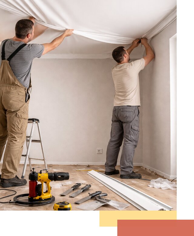 Монтаж ПВХ натяжного потолка в Каменске-Уральском качественно и быстро