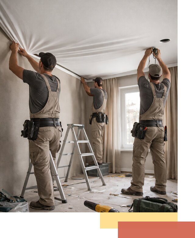 Монтаж матового натяжного потолка в Каменске-Уральском качественно и быстро