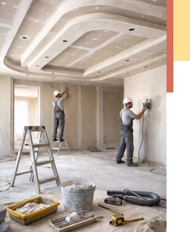 Многоуровневый потолок из гипсокартона в Каменске-Уральском от 798 руб. под ключ | ОТДЕЛОЧНИК-Кмн