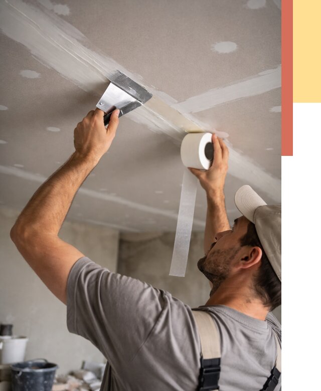 Обработка швов потолка ГКЛ в Каменске-Уральском от 7979 руб. под ключ | ОТДЕЛОЧНИК-Кмн