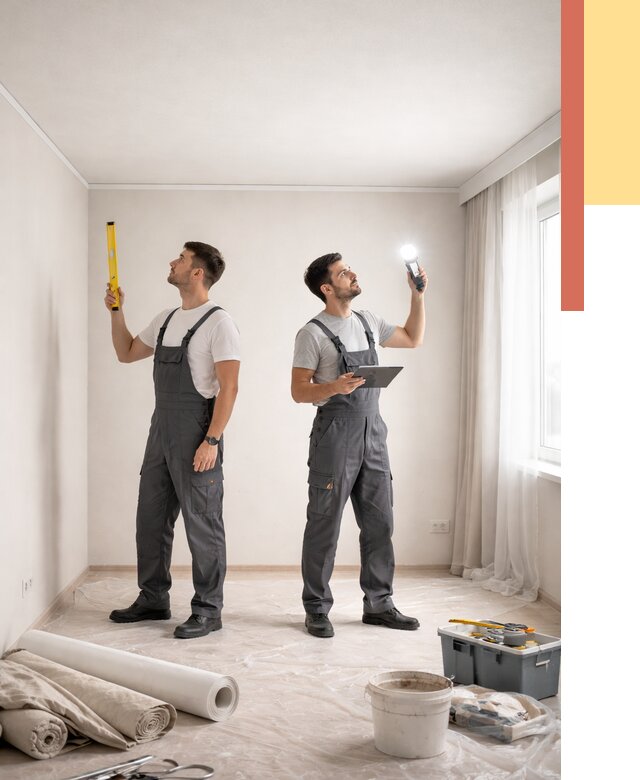 Отделка потолка в Каменске-Уральском недорого от 798 руб/м2 | Услуги ОТДЕЛОЧНИК-Кмн