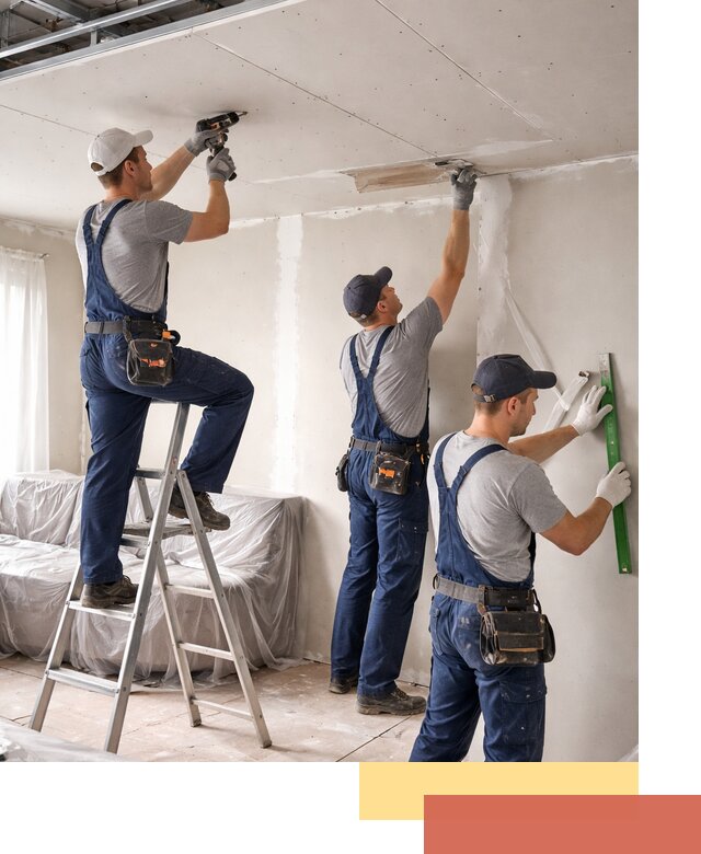 Профессиональная отделка потолка в Каменске-Уральском быстро и качественно