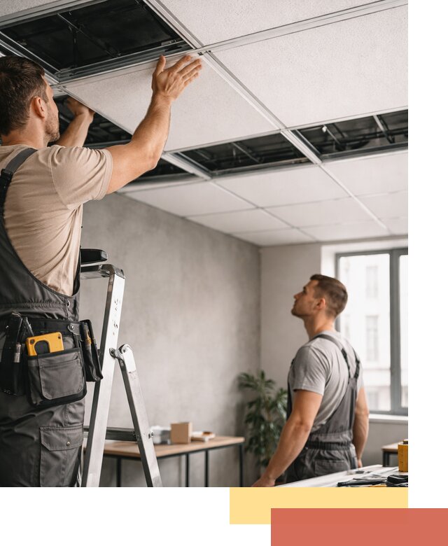 Монтаж потолочной плитки в Каменске-Уральском качественно и в срок