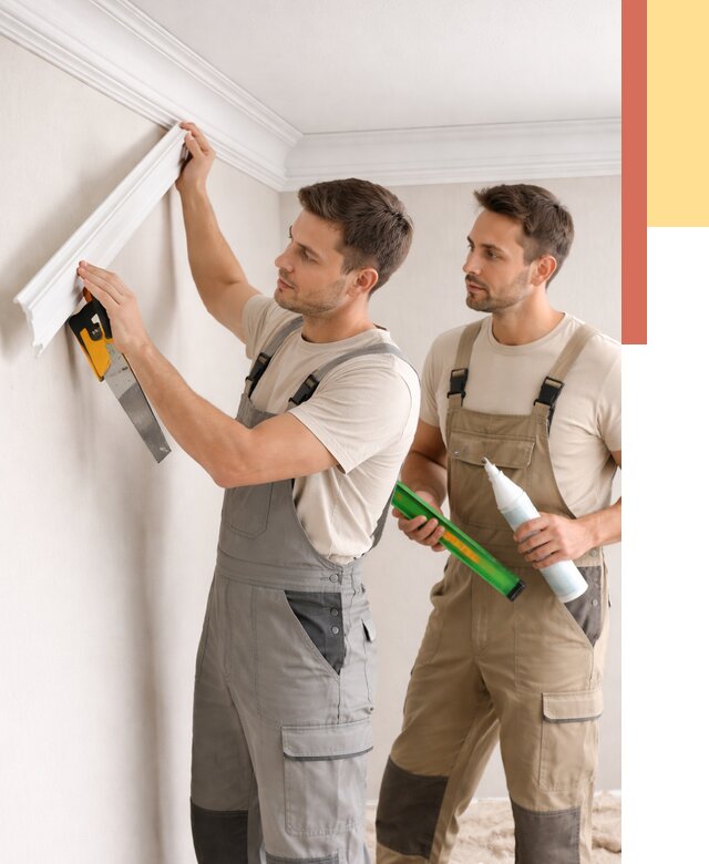 Монтаж потолочного плинтуса в Каменске-Уральском от 2447 руб. — быстро и недорого | ОТДЕЛОЧНИК-Кмн