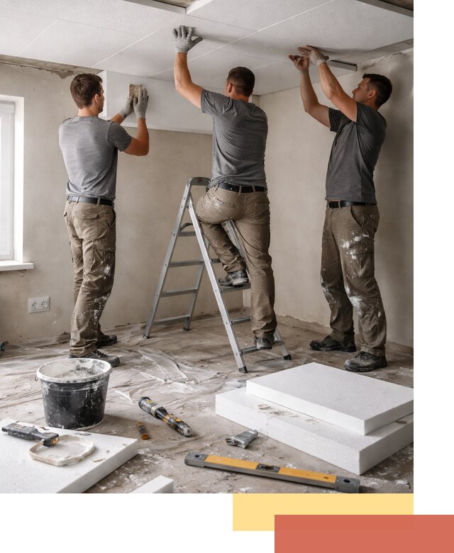 Утепление потолка пенопластом в Каменске-Уральском быстро и качественно