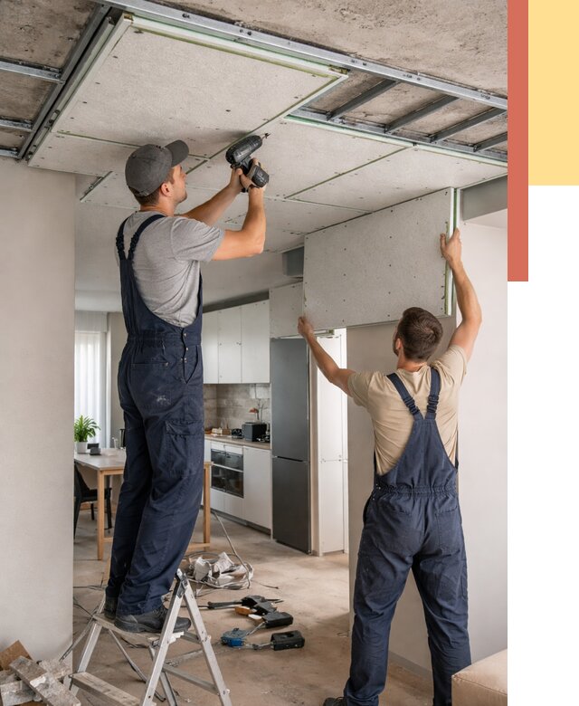 Шумоизоляция потолка панелями зипс в Каменске-Уральском от 1968 руб. под ключ | ОТДЕЛОЧНИК-Кмн